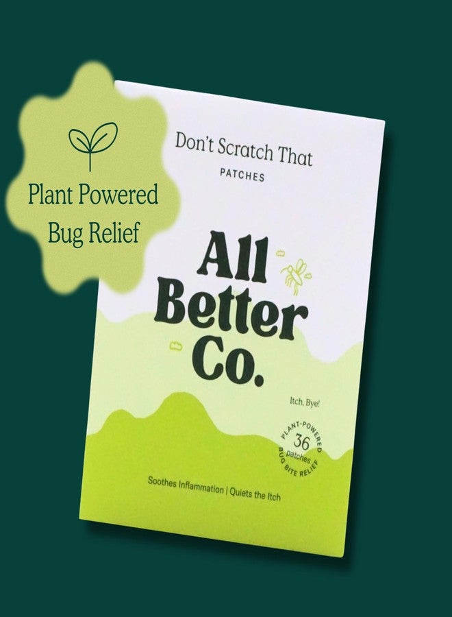All Better Co. لصقات "لا تخدش ذلك" من شركة "أول بيتر" لتخفيف الحكة الناتجة عن لدغات البعوض والحشرات، متوفرة بحجمين مناسبين (عبوة من 36 لصقة). - Image 2